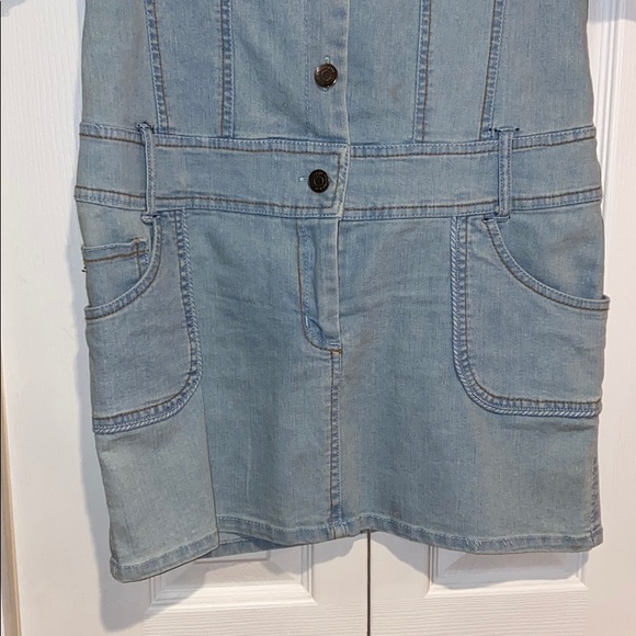 Denim Mini Dress - Picture 3 of 10